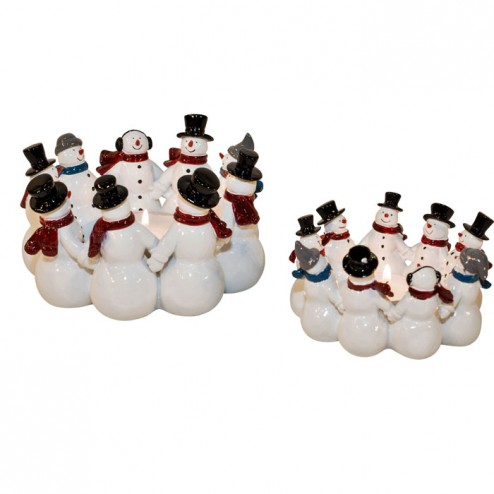 Snemænd i ring. lille