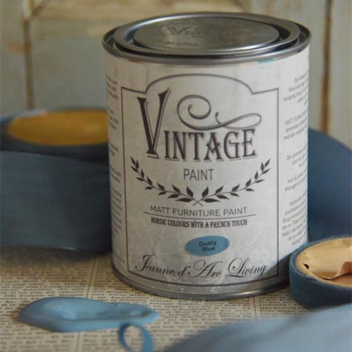 Vintage Paint. Blue Dusty