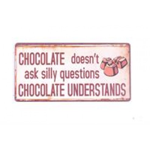 Magnet med tekst. Chocolate....