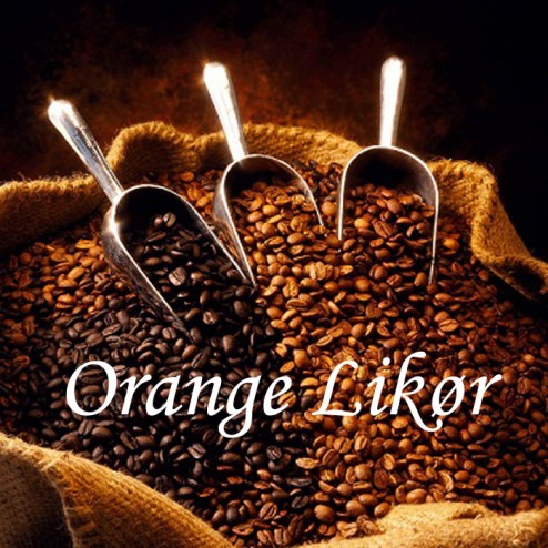 Dessertkaffe. Orange Likør