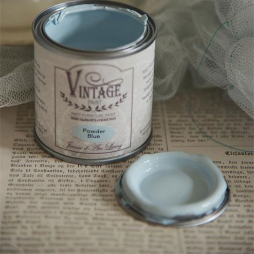 Vintage Paint. Blue Power