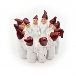 Nissering hvid. lille