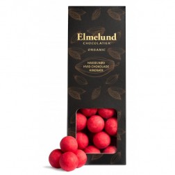 Elmelund dragee. Hasselnødder Hindbær