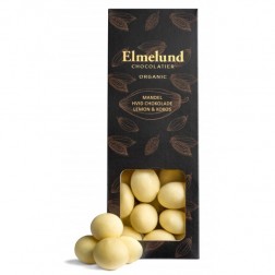 Elmelund dragee. Ristede Mandler Lemon & Kokos