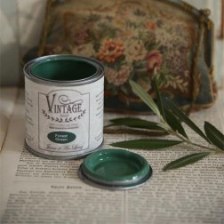 Vintage Paint. Forest Green