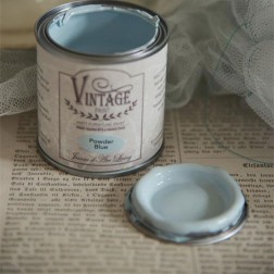 Vintage Paint. Blue Power
